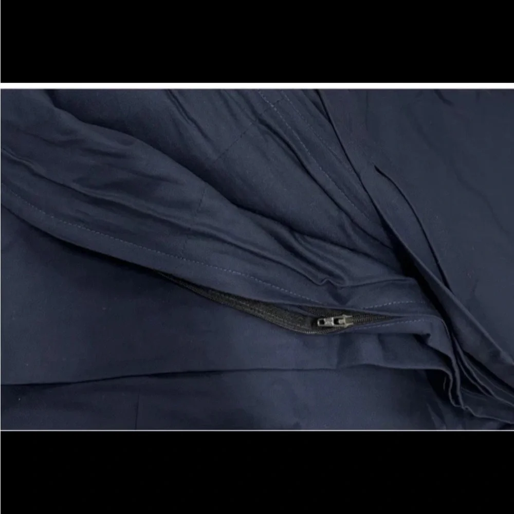 SLEEP EXQUISITE QUEEN SIZE Q SHEKI COVER IN INDIGO ZIPPERED JAPANESE BEDDING